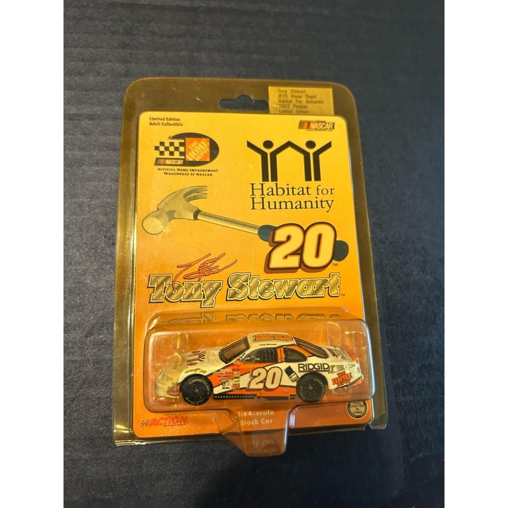 Rookie 1999 Tony Stewart #20 Home Depot / Habitat For Humanity Action 1/64